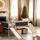 preview thumbnail 1 of 62, Twin size Loft Bed Wood Bed with 2 Storage Boxes,Pine Wood Frame & Double-sided Chalkboard Loft Bed Natural