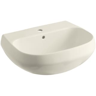 Kohler K 2296 1 Wellworth 20in Pedestal Bathroom Sink With 1 Hole Drilled And Overflow Overstock Com Shopping The Best Deals On Bathroom Sinks