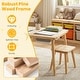 preview thumbnail 7 of 8, Costway Sensory Table Kid’s Table and Chairs Set with Detachable - See Details
