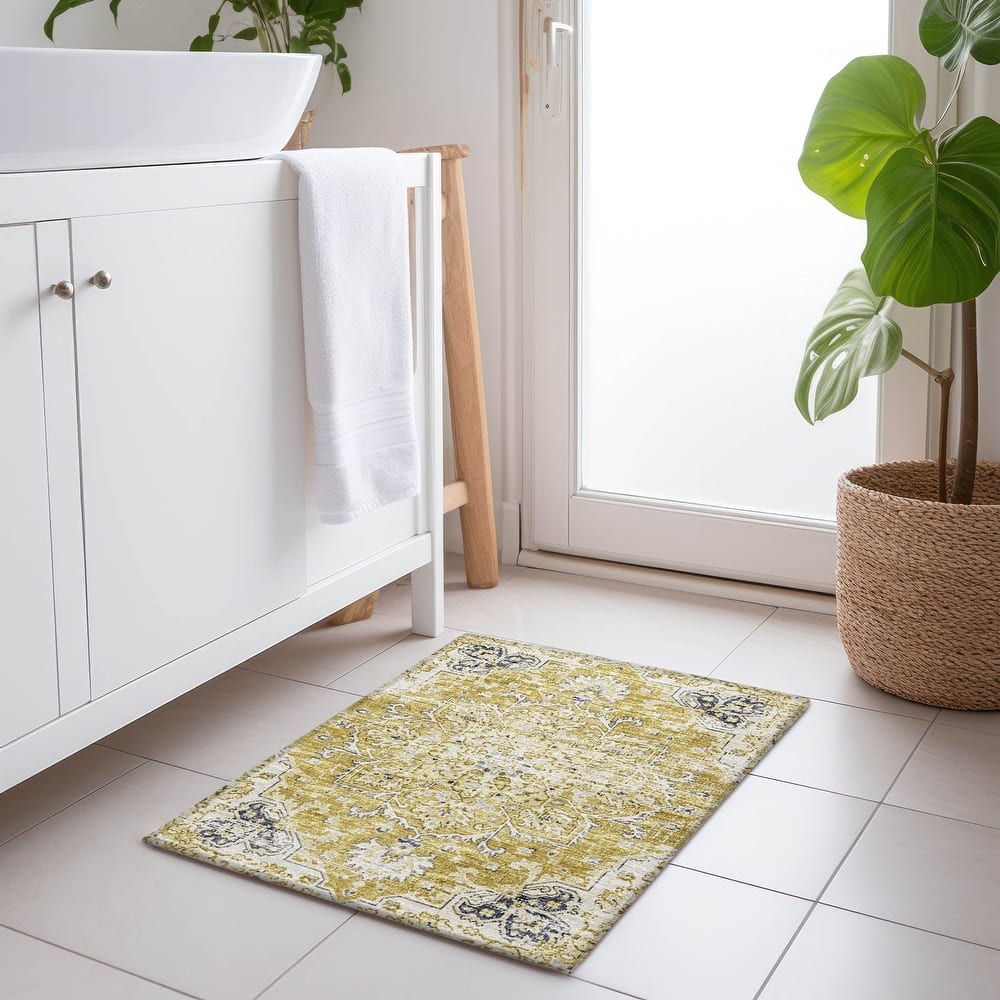 Premium Washable Super Soft Traditional Heriz Mayfield Rug
