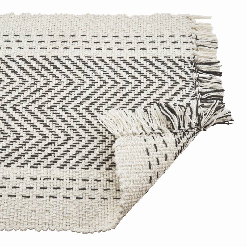 Cotton Kantha Stitch Design Placemats (Set of 4)
