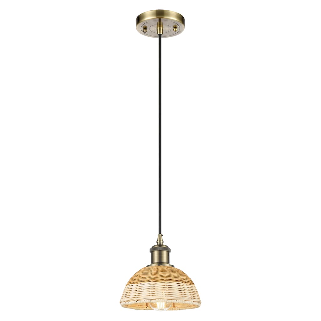 Innovations Lighting Endless Possibilities Ballston - Bristol Natural II - 1 Light 8" Cord Hung Mini Pendant