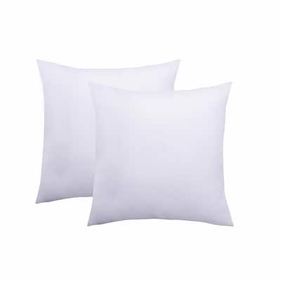 OROMA HOME Square Polyester Decorative Throw Pillow Insert - Set of 2