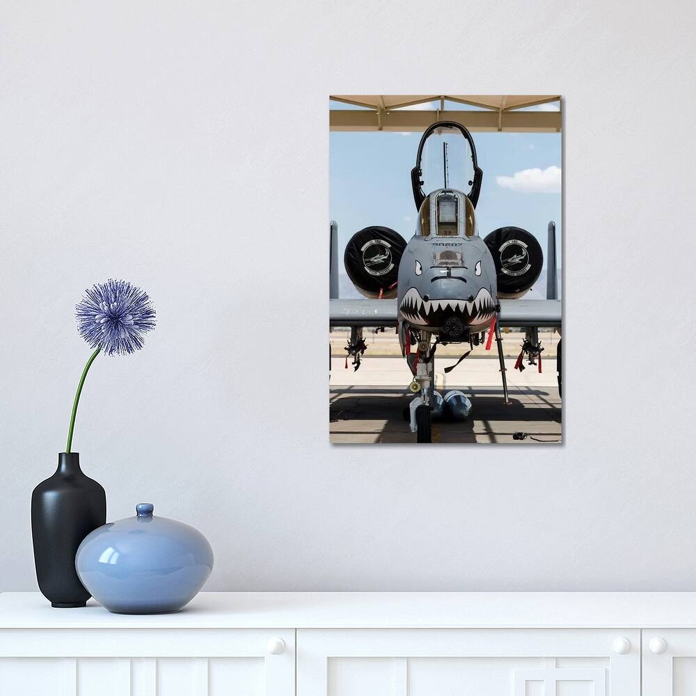 iCanvas "A US Air Force A-10 Thunderbolt II Parked At Davis Monthan Air Force Base" by Rob Edgcumbe Canvas Print