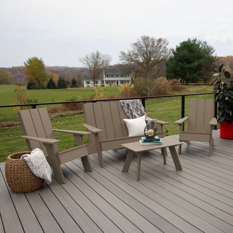 Italica Modern Adirondack Conversation Set