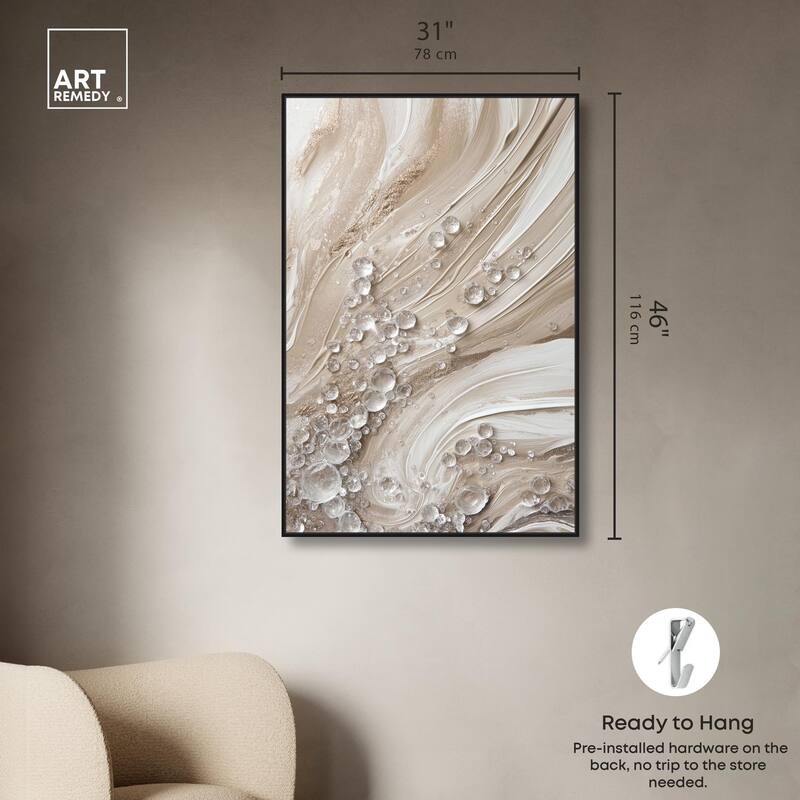 Viscous Veils III Canvas by Art Remedy