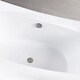 preview thumbnail 9 of 25, Kingston Brass 67-Inch Acrylic Rectangular Double Ended Freestanding Tub