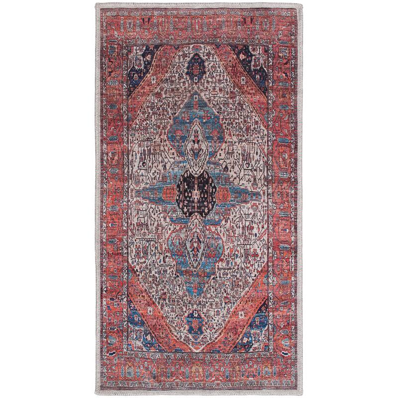 Brilliance Machine Washable Persian Vintage Area Rug