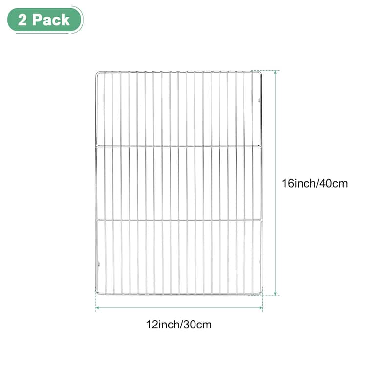 2-Pack Cooling Rack, Stainless Steel Baking Rack Silver