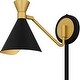preview thumbnail 6 of 7, Arden 1-Light Matte Black Wall Sconce