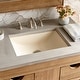 preview thumbnail 42 of 49, Cabrillo 21-inch NativeStone Undermount Bathroom Sink - 20.75" x 14.75" x 5" Sand