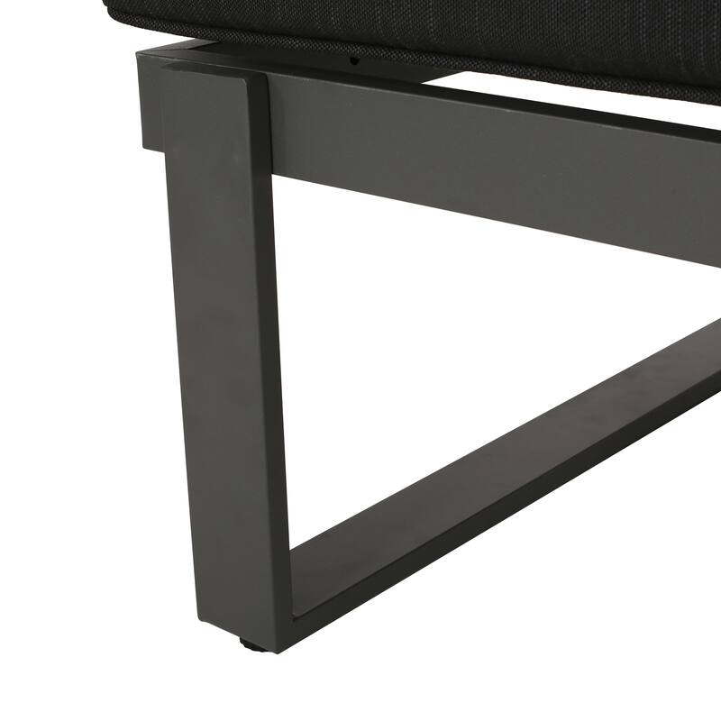 Roomfitters 5-Seater Outdoor Sofa Set, Weather-Resistant Cushioned Patio Seating, Modern Metal Frame