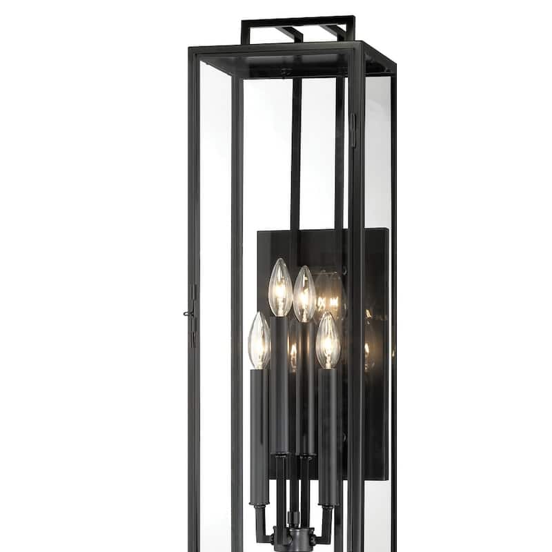 The Great Outdoors 73332 Knoll Road 4 Light 35" Tall Wall Sconce with
