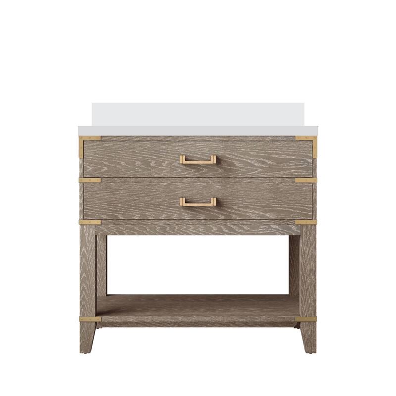 Norwalk Bath Vanity with Quartz Top and Sink