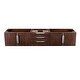 preview thumbnail 11 of 13, James Martin Vanities Mercer Island 72" Double Vanity, Coffee Oak with Brushed Nickel Hardware Base Only - No Countertop