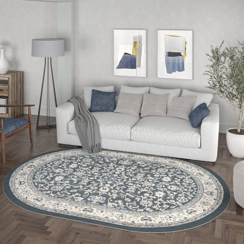 Carrington Traditional Border Indoor Area Rug