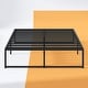 preview thumbnail 3 of 7, Javlergo 14-Inch Queen Size Metal Platform Bed Frame, No Box Spring Needed Black - Queen