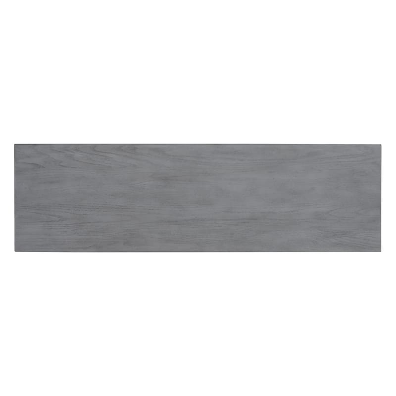 Modern 59" Console Table with Distinctive Shapes for Entryway and Living Spaces
