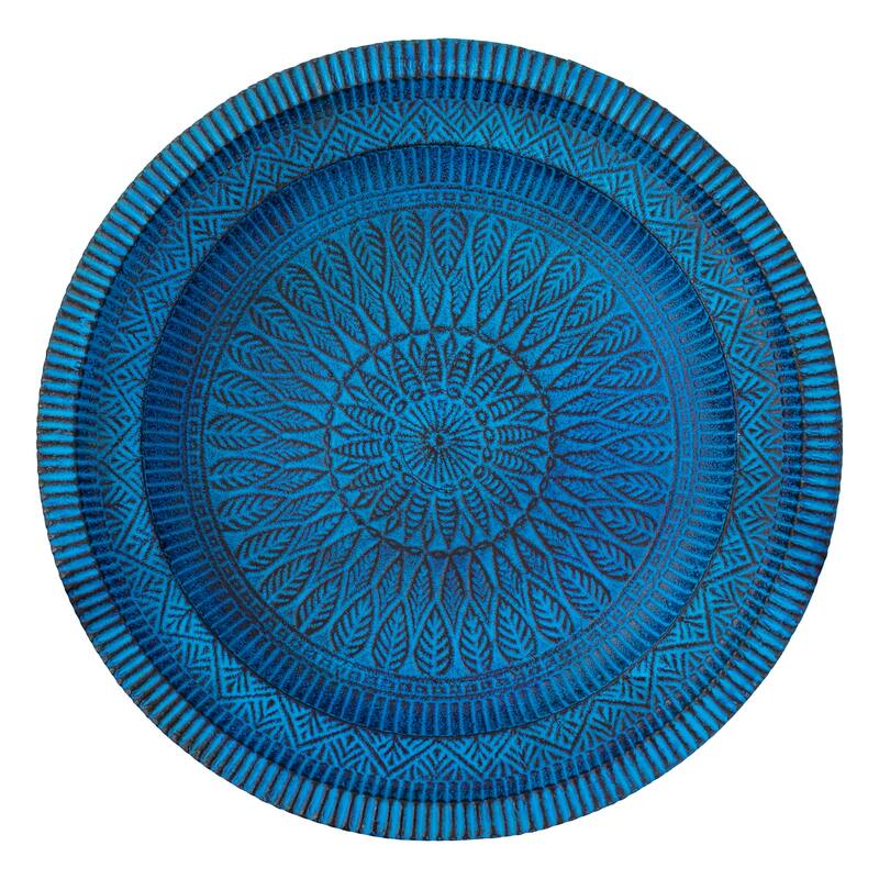 Sunnydaze Backyard Beauty Metal Bird Bath - 18" H