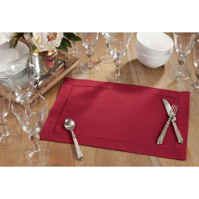 Classic Hemstitch Border Placemat (Set of 12)
