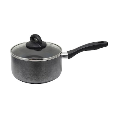 2.5 Quart Aluminum Sauce Pan with Lid in Ash