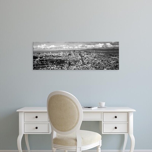 Easy Art Prints Panoramic Images's 'Cityscape viewed from the Twin Peaks, San Francisco, California, USA' Canvas Art