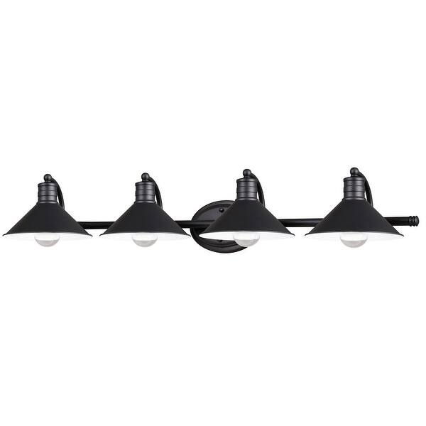 slide 2 of 11, Akron 4-light Farmhouse Bathroom Vanity Fixture