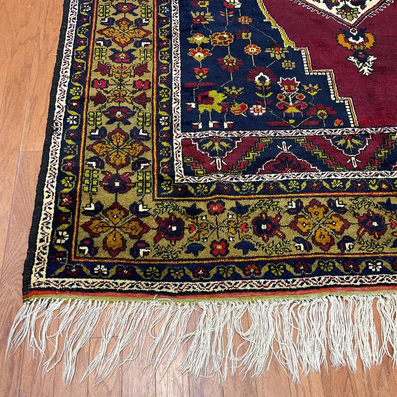HERAT ORIENTAL Handmade 1960s Antique Anatoli Wool Rug - 6'7" x 11'8"