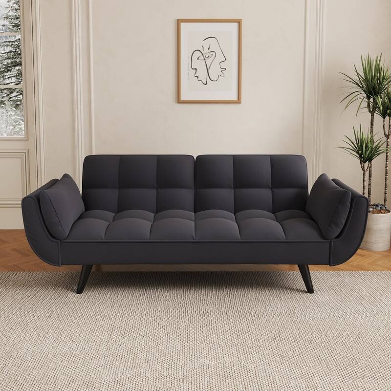 Adjustable square double sofa bed