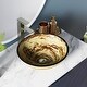preview thumbnail 19 of 22, 631 Foil Glass Sink, Brushed Nickel Faucet, Sink Ring, Pop-up Drain 721