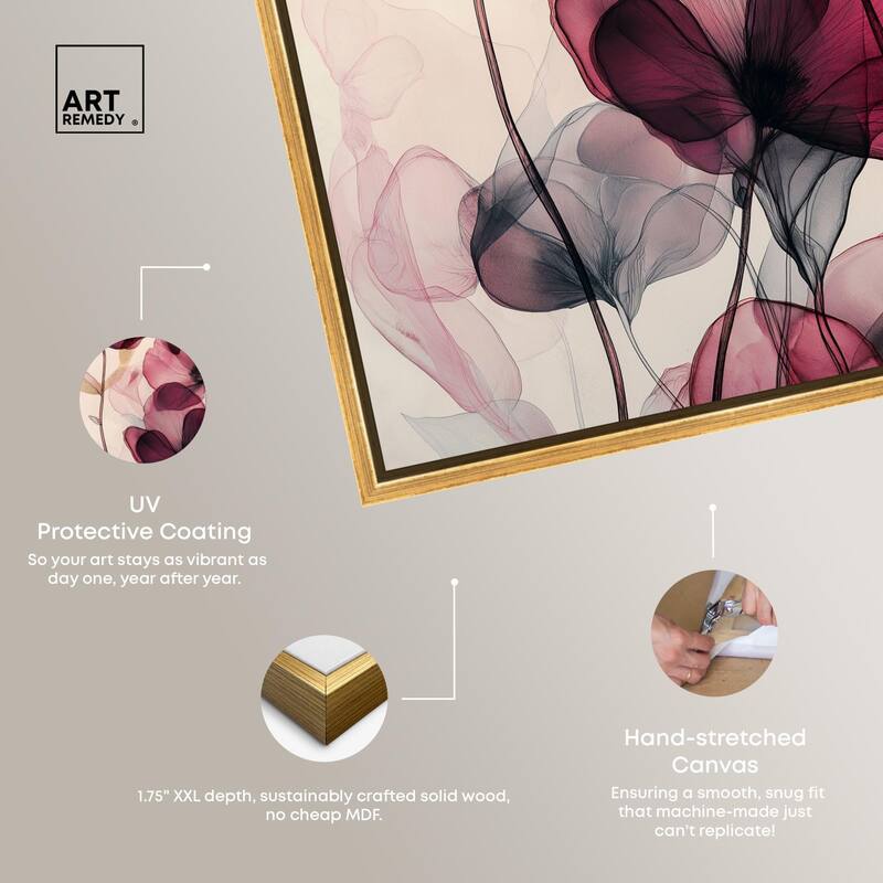 Filigree Flora I Canvas by Art Remedy