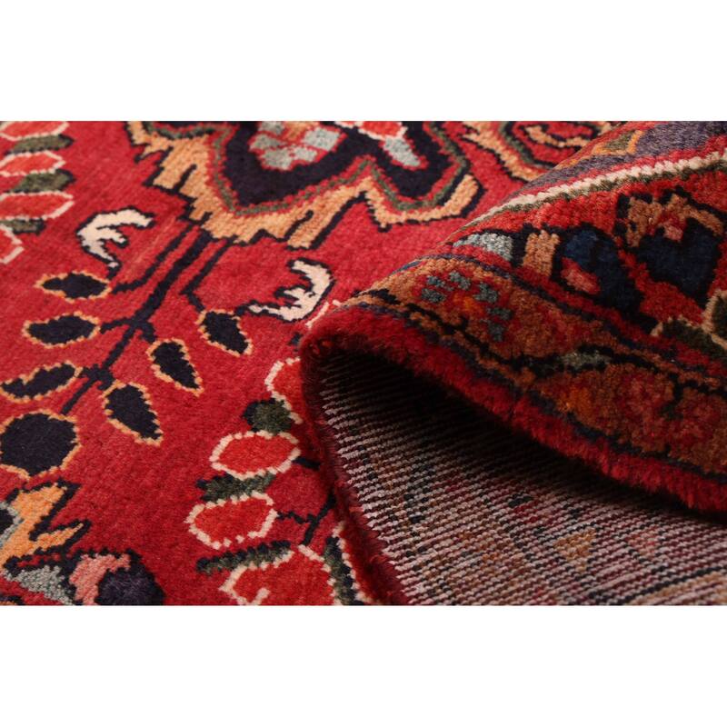 ECARPETGALLERY Hand-knotted Andelz Red Wool Rug - 4'3 x 6'11