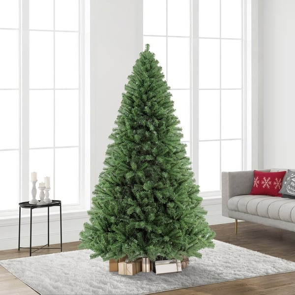 slide 2 of 6, Puleo International 7.5 ft. Unlit Northern Fir Artificial Christmas Tree 7.5 Foot
