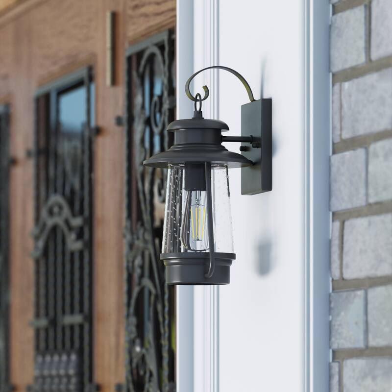 Prominence Home Sommerset, Wet-Rated Coach Light, Matte Black