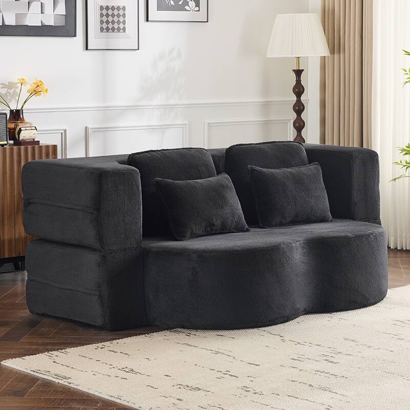 Luxury Sleeper Sofa Bed with Soft Cushion - Ultimate Comfort for Your Home