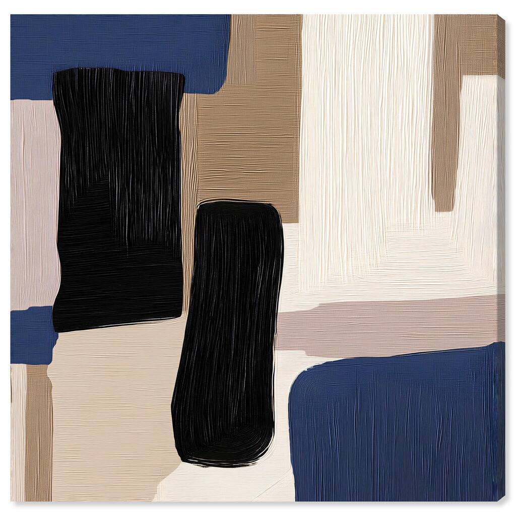 Blue Quietude I Canvas by Art Remedy, Gallery Wrapped