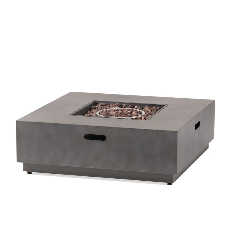 Wellington Outdoor 50,000 BTU Square Fire Pit (No Tank Holder) by Christopher Knight Home