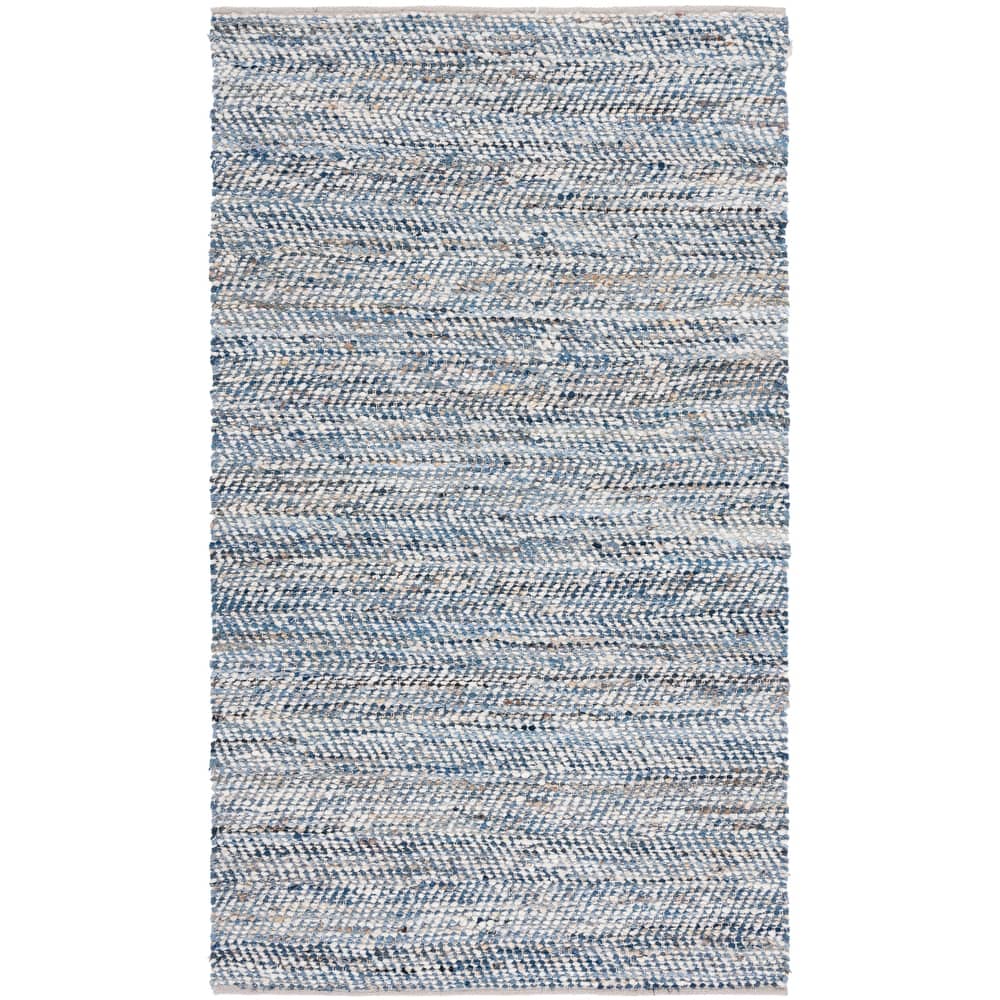SAFAVIEH, Handmade Natura Janka Wool & Leather Rug