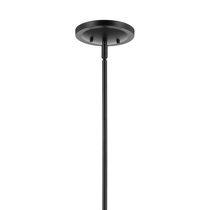Eadie 41 Inch 6 Light Chandelier in Black