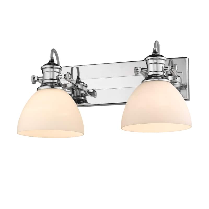 Golden Lighting Hines 2 Light 17-7/8" Wide Bathroom Vanity Light with