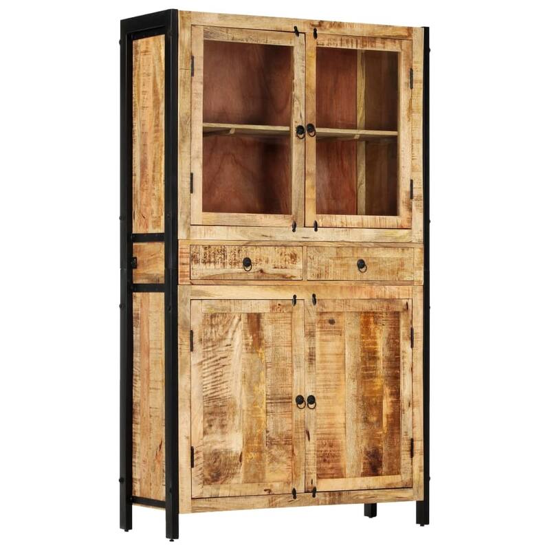 vidaXL Cabinet Sideboard Unit Cupboard Side Cabinet for Living Room Solid Wood