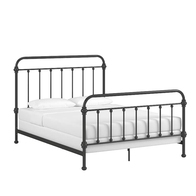 Giselle Antique Dark Bronze Iron Metal Bed by iNSPIRE Q Classic - Queen