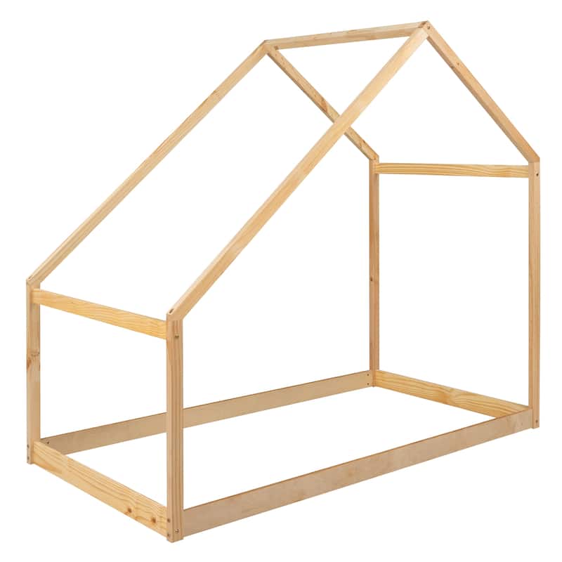 Wooden House Bed without Slat