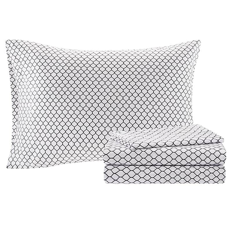 Madison Park Essentials Nicolette Comforter Set with Cotton Bed Sheets