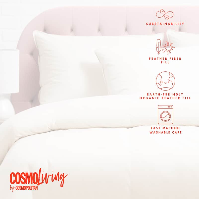 Allied Home Living Prime Feather Unbleached Cotton Pillow