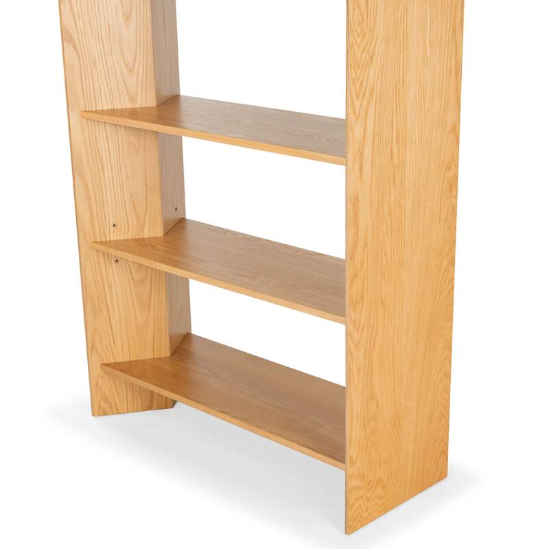 SAFAVIEH Couture Norrington Wood 5 Shelf Bookshelf - 38"W x 15"D x 76"H