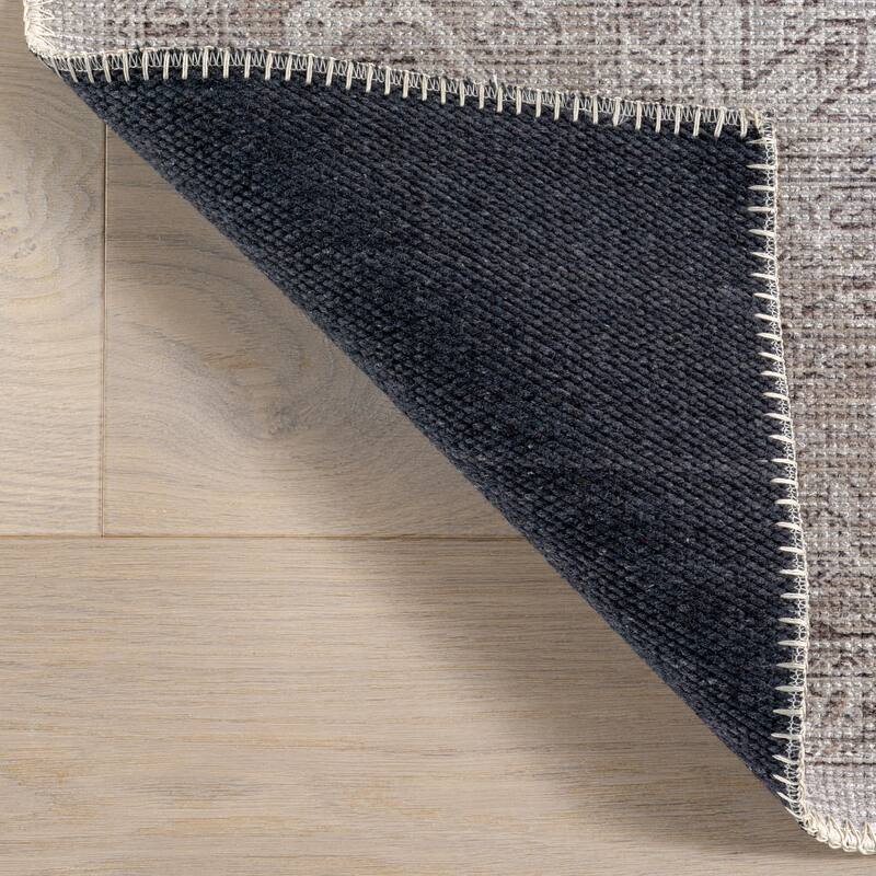 Nuloom Green Haven Collection Recycled Cotton Machine Washable Area Rug