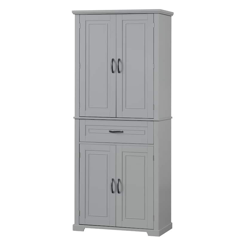 Roomfitters Bathroom Storage Cabinet with Door Drawer Adjustable Shelf and Multi-Compartment Organizer