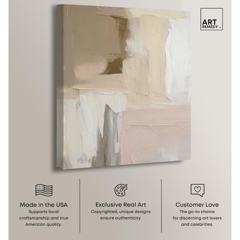 Subtle Earth Tones II Canvas by Art Remedy, Gallery Wrapped