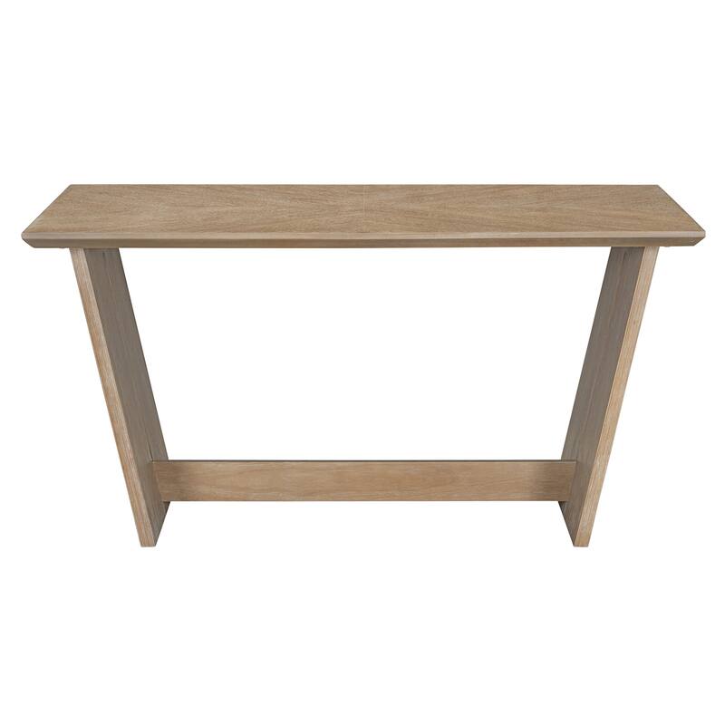 6-Piece Country Retro Dining Table and Chair Sets Home Dining Table and Chair Sets with Bench Designed Trestle Base for Kitchen